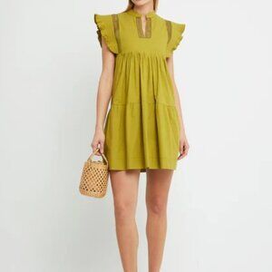 NWT Kourt Callan Dress in Moss Size Small